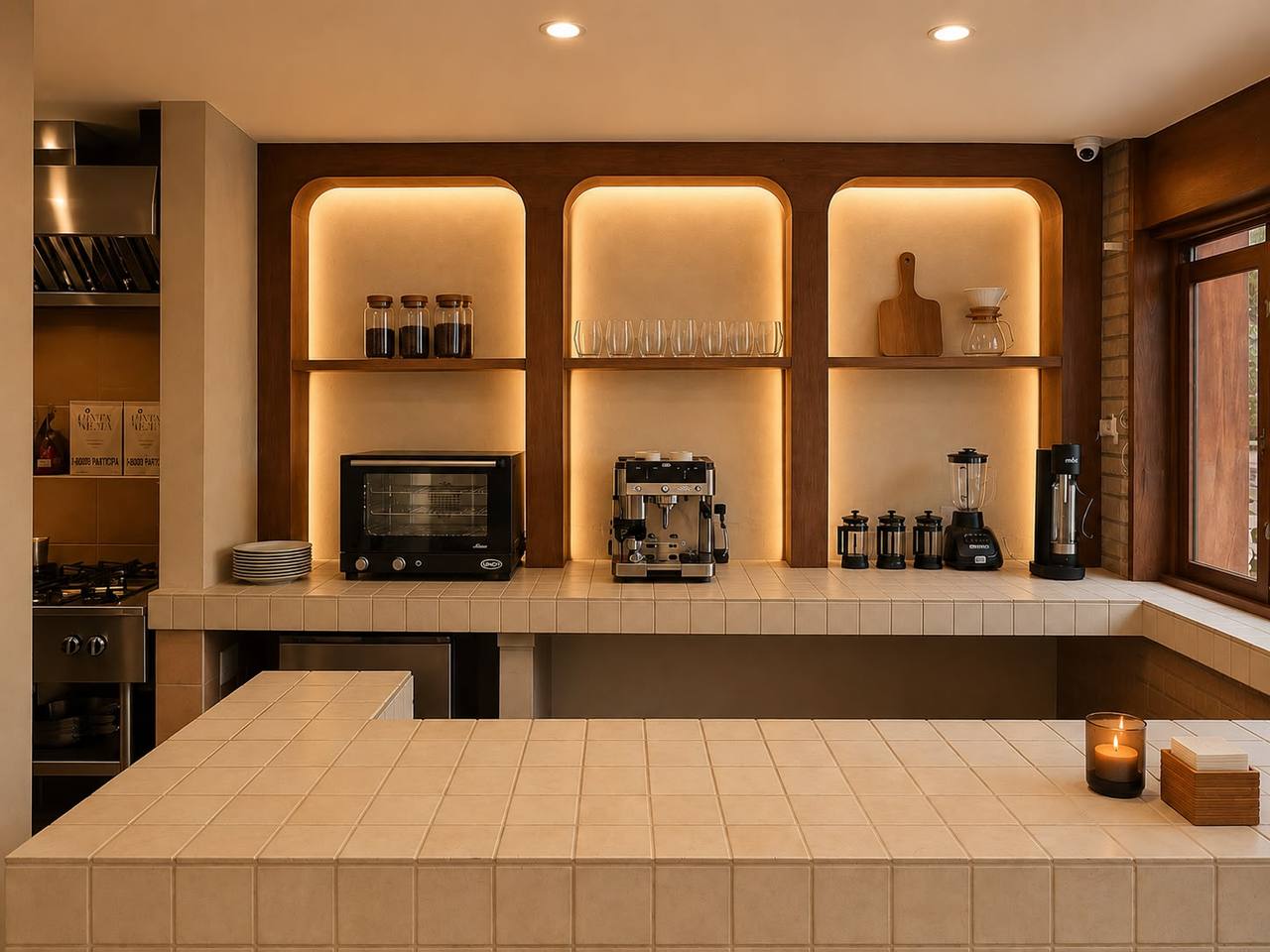 Barra de Dapt Café, café de especialidad en Bogotá